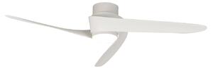 Ventilatore da soffitto LED Groenland, bianco, DC silenzioso CCT Mantra Iluminación, Groenland, dimmerabile, Bianco, Soggiorno, Plastica, Moderno