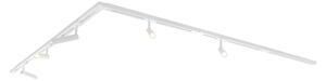 Sistema di illuminazione a binario moderno con 5 faretti bianco monofase GU10 35mm - Iconic Jeana Luxe