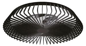 Ventilatore da soffitto LED Smart Himalaya nero DC silenzioso Mantra Iluminación, Himalaya, dimmerabile, Nero, Soggiorno, Metallo, Moderno