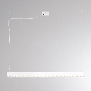 Molto Luce Lampada LED a sospensione PERFORA PROLINE M, bianca, 106 cm, DALI up/down dimmerabile, Bianco / Opale, Soggiorno / Sala da pranzo, Alluminio, Moderno, Lampada a sospensione