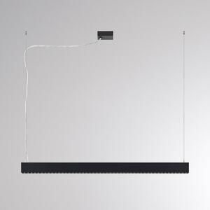 Molto Luce Lampada LED a sospensione PERFORA PROLINE M nera 106 cm DALI up/down M, dimmerabile, Nero, Soggiorno / Sala da pranzo, Alluminio, Moderno, Lampada a sospensione