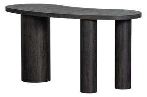 Tavolo consolle marrone scuro con effetto pino 70x150 cm Maan – WOOOD