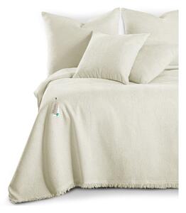 Copriletto color crema in ciniglia 220x240 cm Talo – Filumi