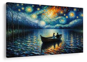 Quadro su tela – Romanticismo sotto il cielo stellato