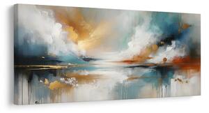 Quadro su tela – Astrazione moderna con natura