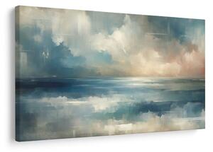 Quadro su tela – Orizzonte astratto dell’oceano