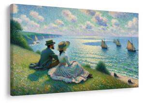 Quadro su tela – Vista romantica sul mare