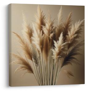 Quadro su tela – Steli delicati di erba pampas