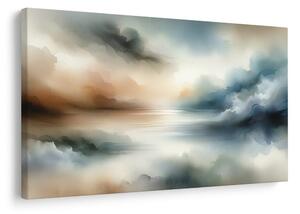 Quadro su tela – Nebbie mattutine sull’acqua