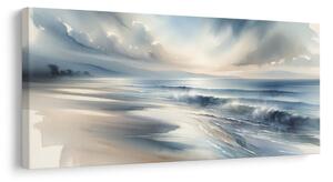 Quadro su tela – Onde mattutine sulla costa
