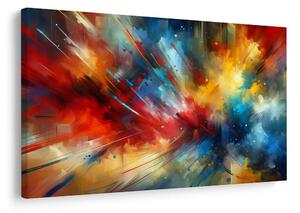 Quadro su tela – Esplosione di energia colorata