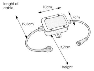 Markslöjd 108332 - Scatola portafusibili GARDEN24 24V IP44