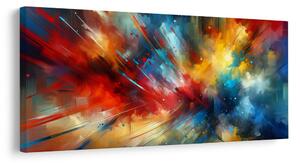 Quadro su tela – Universo colorato in movimento