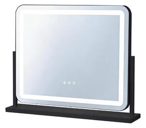 Brilagi - Specchio da trucco LED dimmerabile ARIZONA LED/25W/230V 55x44 cm nero