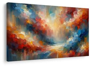 Quadro su tela – Danza di toni caldi