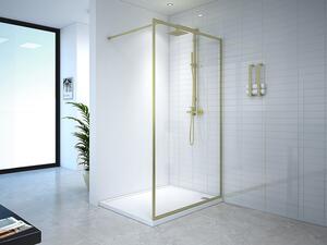 Parete per doccia walk in 120 x 200 cm Dorato Vetro temperato - AMBERI