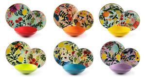 Servizio piatti 18 pezzi FIORI FRIDA