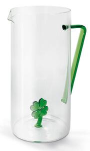 Caraffa in vetro borosilicato con decoro all'interno 1.2 litro