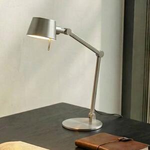 Lampada da scrivania Silka Lucande, Alluminio / Grigio / Zincato, Soggiorno / Sala da pranzo, Metallo, Moderno, Lampada da tavolo