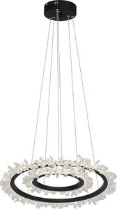 Lampada a sospensione in cristallo 60W LED FROZEN ML617 Milagro