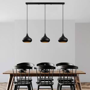Lampada a sospensione Muba Opviq, dimmerabile, Nero, Soggiorno / Sala da pranzo, Metallo, Lampada a sospensione