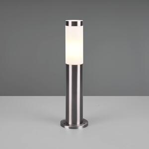 Trio Lighting Lampione da giardino Trioto, dimmerabile, Alluminio / Grigio / Zincato, Acciaio Inox, Moderno, Lampada da esterni
