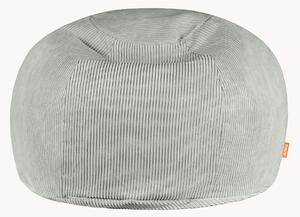 Pouf in velluto a coste Funzy