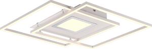 Lampada da soffitto Trio Via a LED 36 W, dimmerabile, bianco opaco, temperatura di colore regolabile, luce notturna
