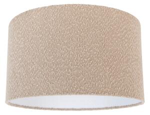 Paralume in tessuto beige con tessuto Teddy 35/35/20