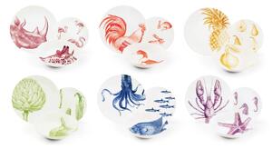 Servizio piatti 18 pezzi FAUNE&FLORE