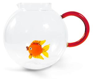 Brocca in vetro borosilicato con decoro 1,7 litri