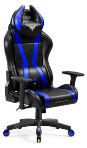 Sedia da gaming Diablo X-Horn 2.0 Normal Size, nero-blu