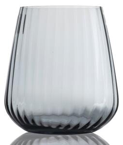 Set sei pezzi bicchieri in cristallo fumè OPIUM 500 ml