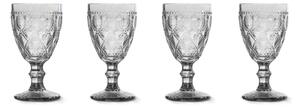 Set 4 calici in vetro trasparente 400 ml