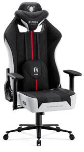 Sedia Da Gaming Diablo X-Player 2.0 In Materiale King Size: Bianco-Nero