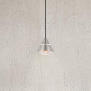 Trio Lighting Lampada LED a sospensione Romeo, Ø 14 cm, color nichel, metallo, CCT Romeo, Alluminio / Grigio / Zincato, Soggiorno / Sala da pranzo, Metallo, Moderno