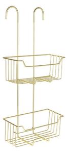 Mensola da bagno sospesa in acciaio inox color oro Milo - Wenko