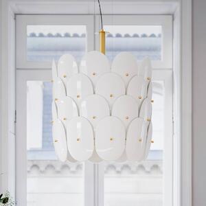 By Rydéns Lampada a sospensione Omlott, dimmerabile, Bianco / Opale, Soggiorno / Sala da pranzo, Vetro, Design, Lampada a sospensione