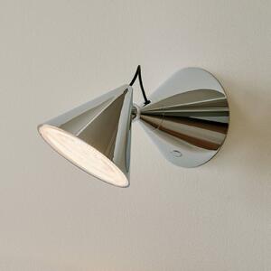 Tom Dixon Applique da parete Pose, dimmerabile, Cromo / Argento, Soggiorno / Sala da pranzo, Metallo, Design, Applique
