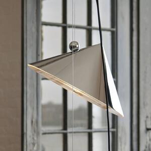 Tom Dixon Lampada a sospensione Pose, dimmerabile, Cromo / Argento, Soggiorno / Sala da pranzo, Metallo, Design, Lampada a sospensione