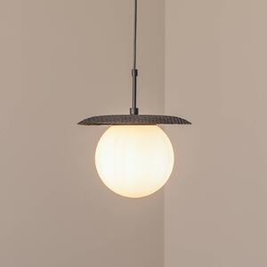 Lampada a sospensione in vetro Anemon Opviq, dimmerabile, Nero, Soggiorno / Sala da pranzo, Vetro, Moderno, Lampada a sospensione