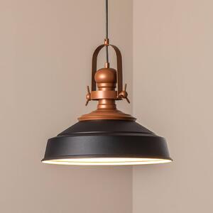 Lampada a sospensione Opviq, dimmerabile, Nero, Cucina, Metallo, Industriale, Lampada a sospensione