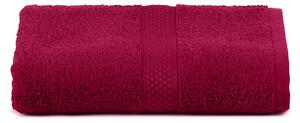 Telo Bagno In Cotone Minorca Standard Spugnissima Tinta Unita Bordeaux Caleffi