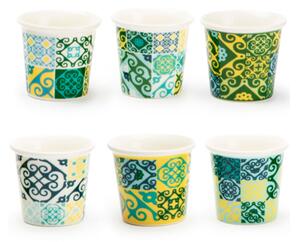 Set 6 bicchierini caffè MAIOLICA YELLOW