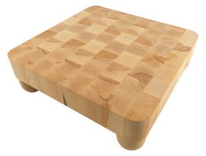 Tagliere professionale alto spessore con piedi 30x30x10 cm
