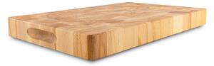 Tagliere in Legno Massiccio di Spessore 4 cm Professionale 40x24 cm