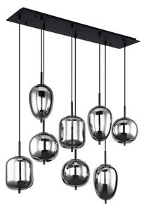 Globo 15345-8 - Lampadario a sospensione con filo BLACKY 8xE14/40W/230V