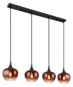 Globo 15548-4HG - Lampadario a sospensione con filo MAXY 4xE27/40W/230V rame