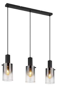Globo 15907-3H - Lampadario a sospensione con filo FLORENTINA 3xE27/40W/230V nero