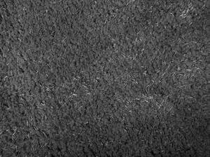 Tappeto shaggy grigio scuro 200 x 200 cm moderno tappeto quadrato trapuntato a Pelo Lungo Beliani